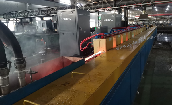 The Final Acceptance of Steel Rod Hardening and Tempering Line