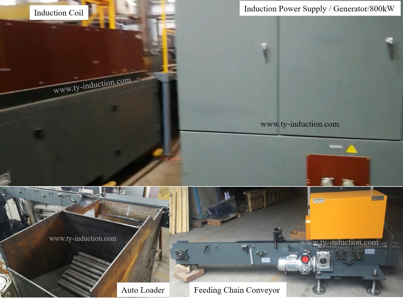 800kW Induction Forging System of Construction Machinery Parts 800kW Induction Forging System of Construction Machinery Parts