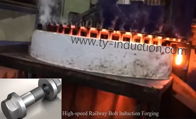 High-speed Rail Bolts Induction Forging