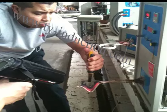 Induction Hardening of Blade