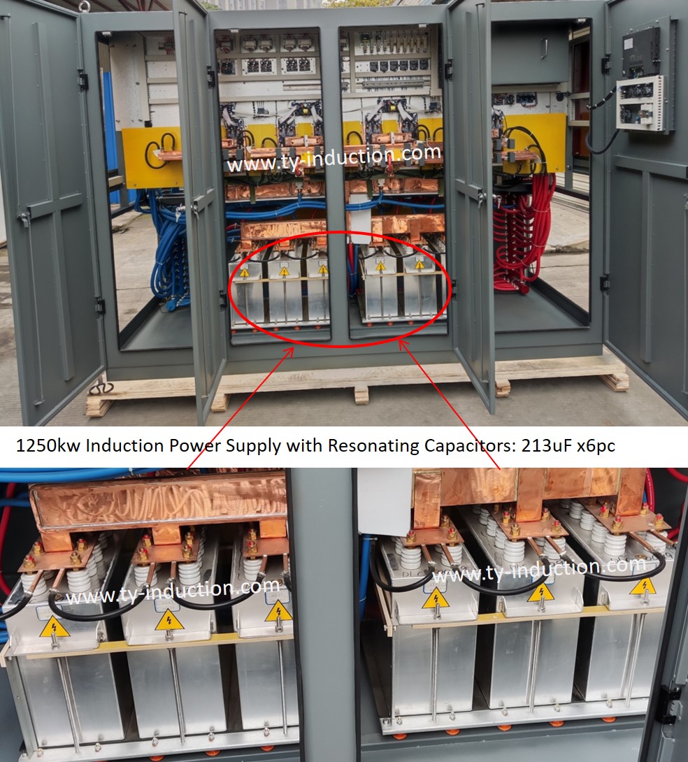 Tank Capacitors also called Power Capacitors for induction heating equipment are water-cooled/liquid-cooled. Tank Capacitors provide solutions to variety of induction heating applications, such as forging, melting, heat treating and annealing, to billet h